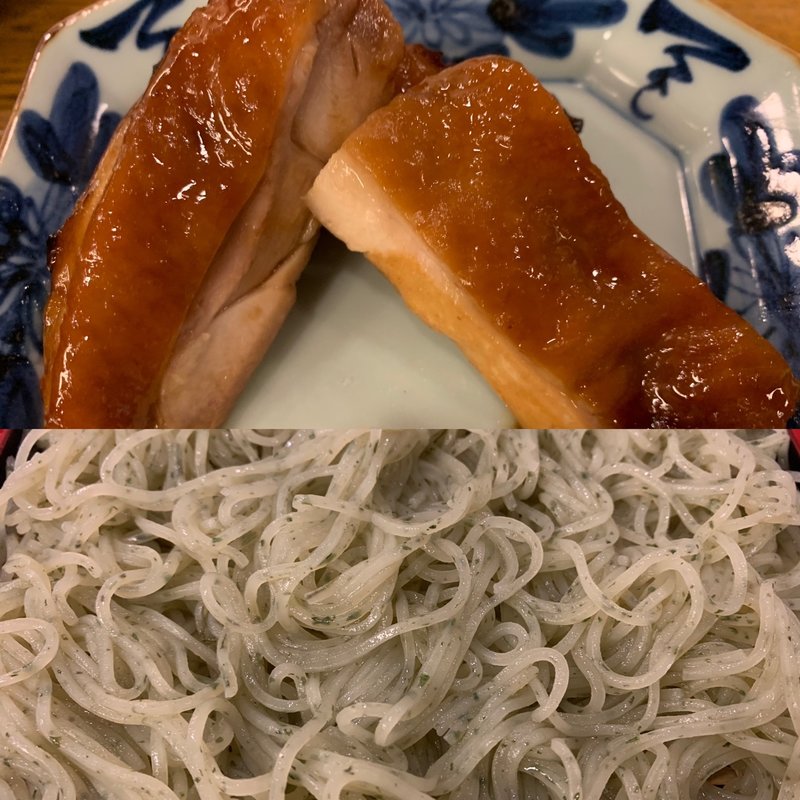 季節のかわり蕎麦／蓼切(総本家更科堀井 本店)