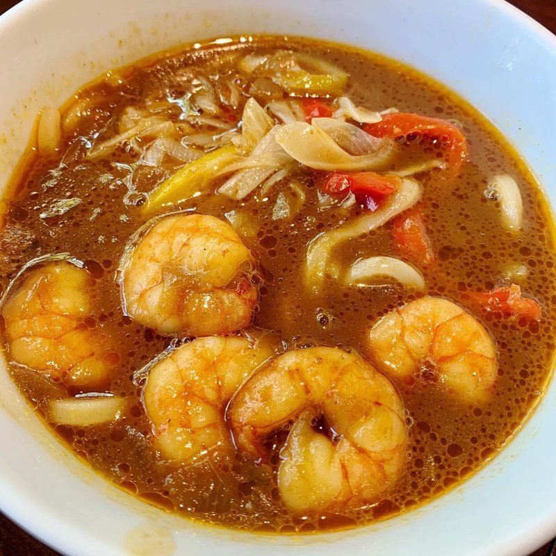 海老カレー南蛮(くろさわ （うどんくろさわ）)