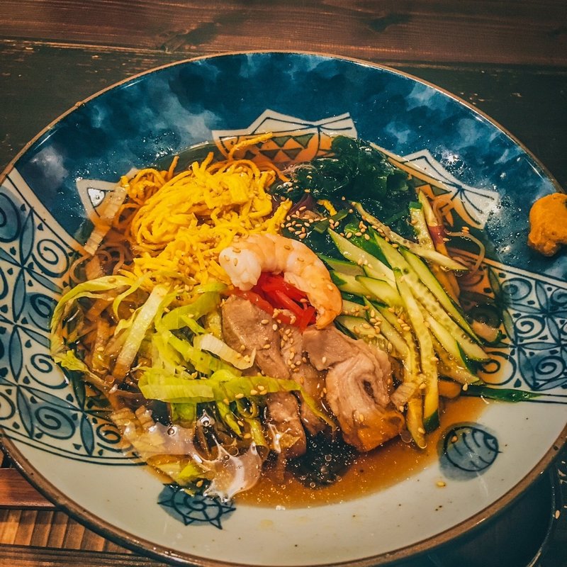 ざぶざぶ冷し中華(博多めんちゃんこ亭 六本松店)