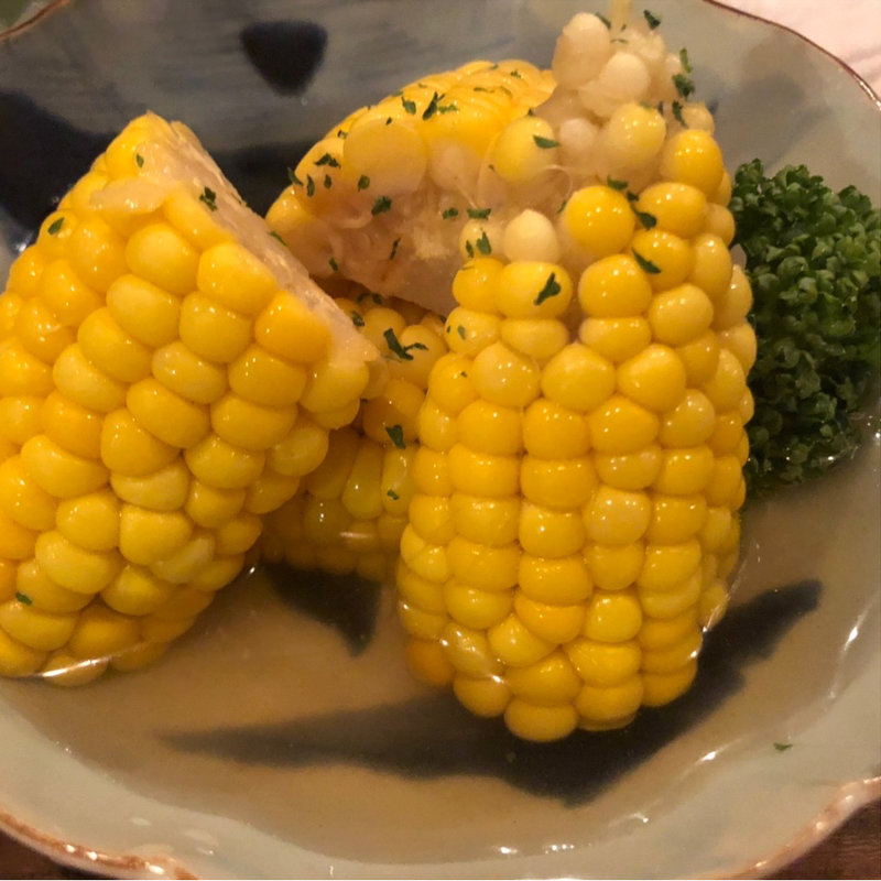 とうもろこしのおひたし(ヌンチャク )