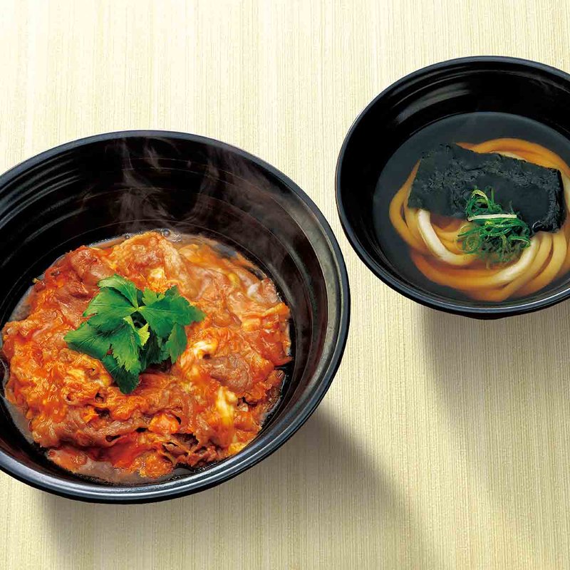 他人丼（うどん一汁付）(つるとんたん 本町楼)