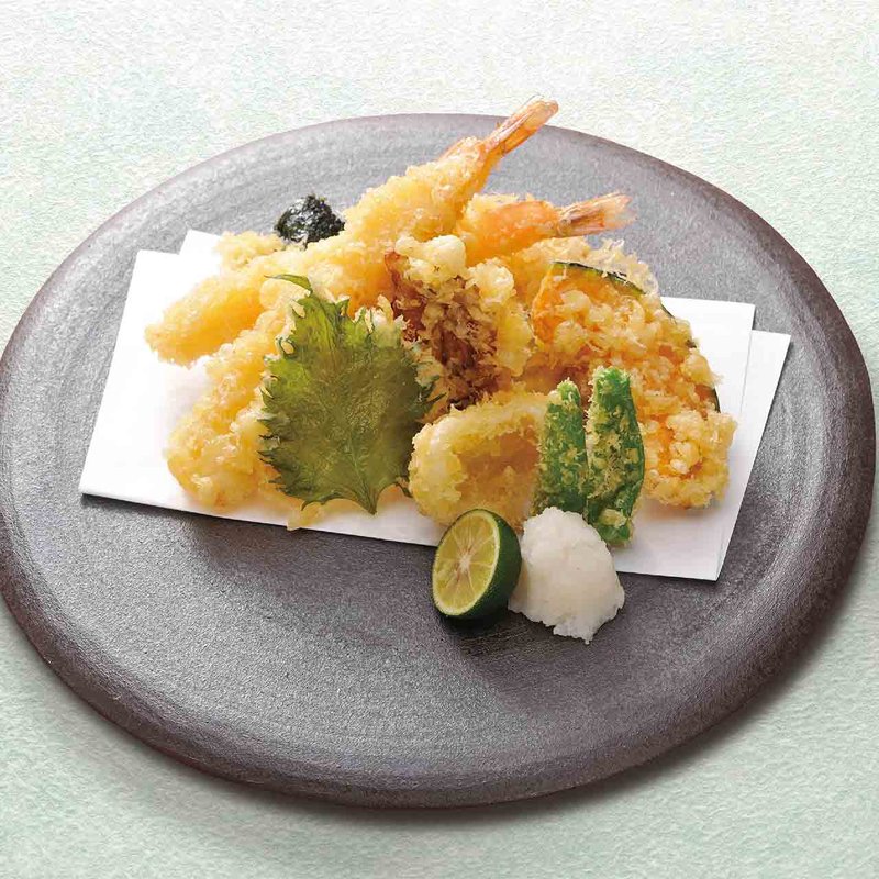 季節の天扶良 盛り合わせ(つるとんたん 本町楼)