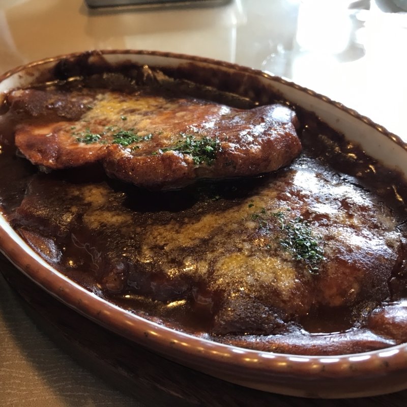 豚ロースのパルマ地方風（ロースハム2枚付)(サングリア )