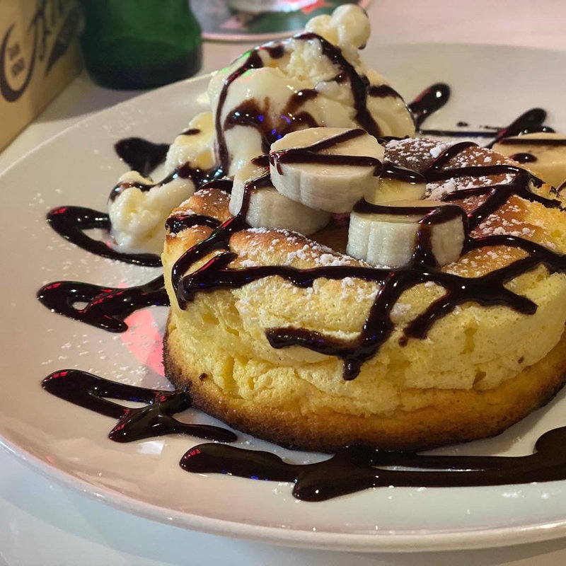チョコバナナパンケーキ(ブルズカフェ （Bull's cafe）)