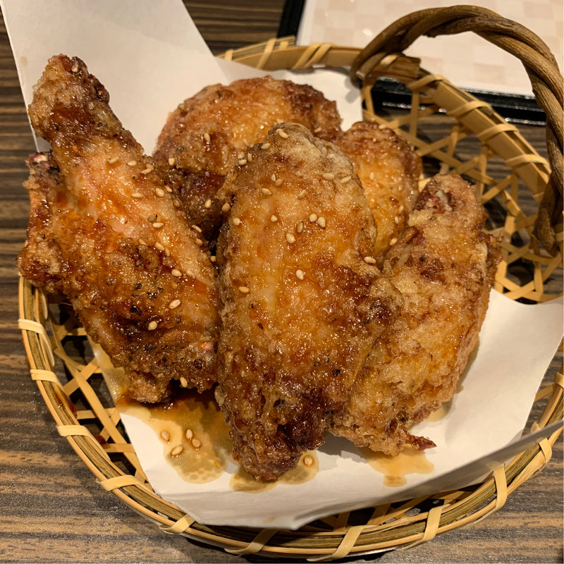 鶏手羽5本盛り(茶らく 東京駅キッチンストリート店 （ちゃらく）)