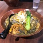 カレー坦々麺(カレーつけ麺 しゅういち 恵比寿店)