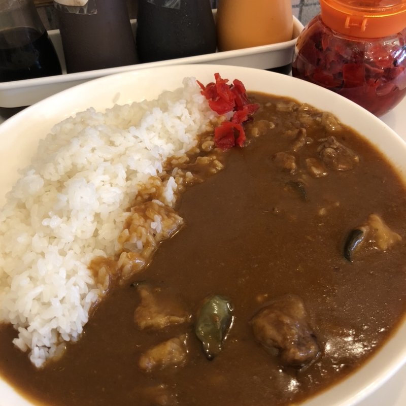 ビーフカレー なすびトッピング(カレー＆洋食の店 Eat it イートイット)