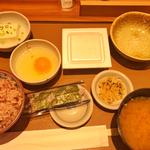 納豆朝食(五穀米)