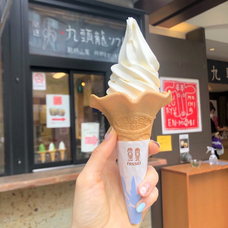 バニラソフトクリーム(福久や 九頭龍餅 （フクヤ クズリュウモチ）)