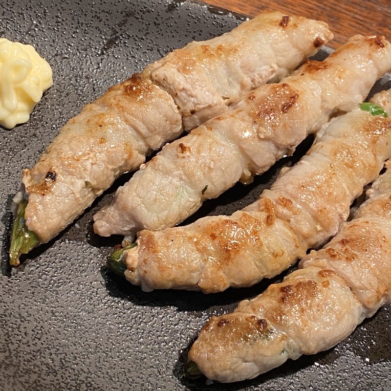 アスパラ豚バラ巻き(ぼちぼち 川崎西口店 )