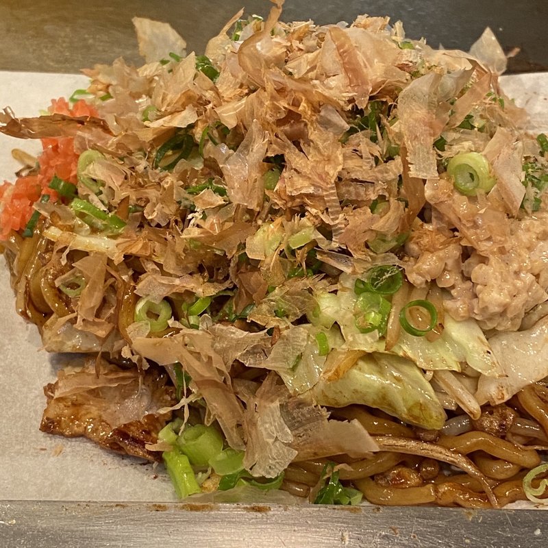 納豆焼そば 豚(ぼちぼち 川崎西口店 )