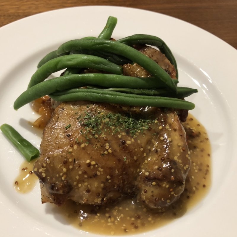 本日コース　チキングリルのマスタードソース(ルイ・ドゥ・レトワール （Rue de L'etoile）)