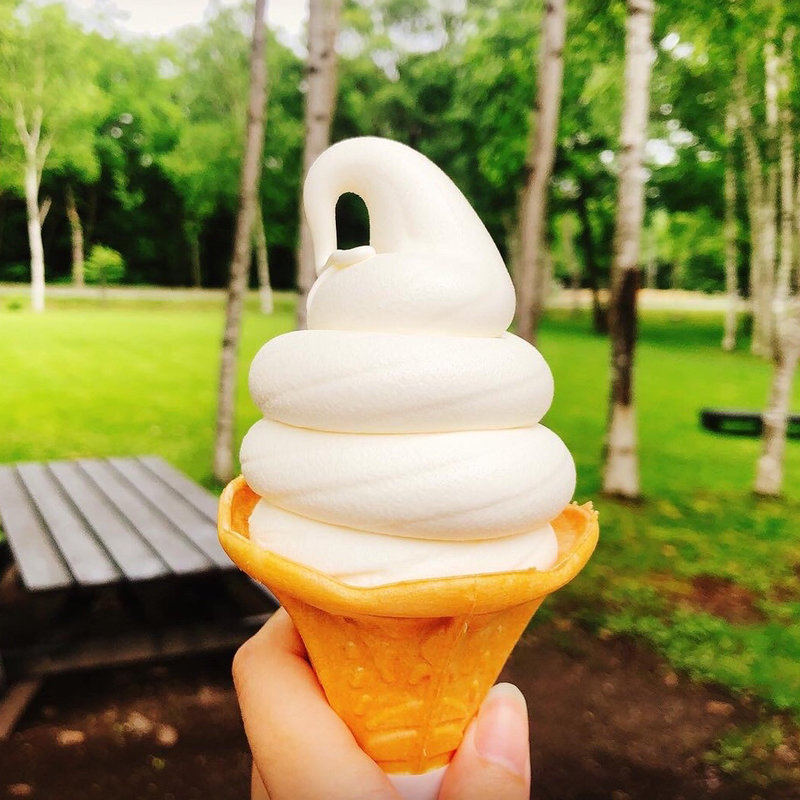 できたてチーズソフト(富良野チーズ工房)