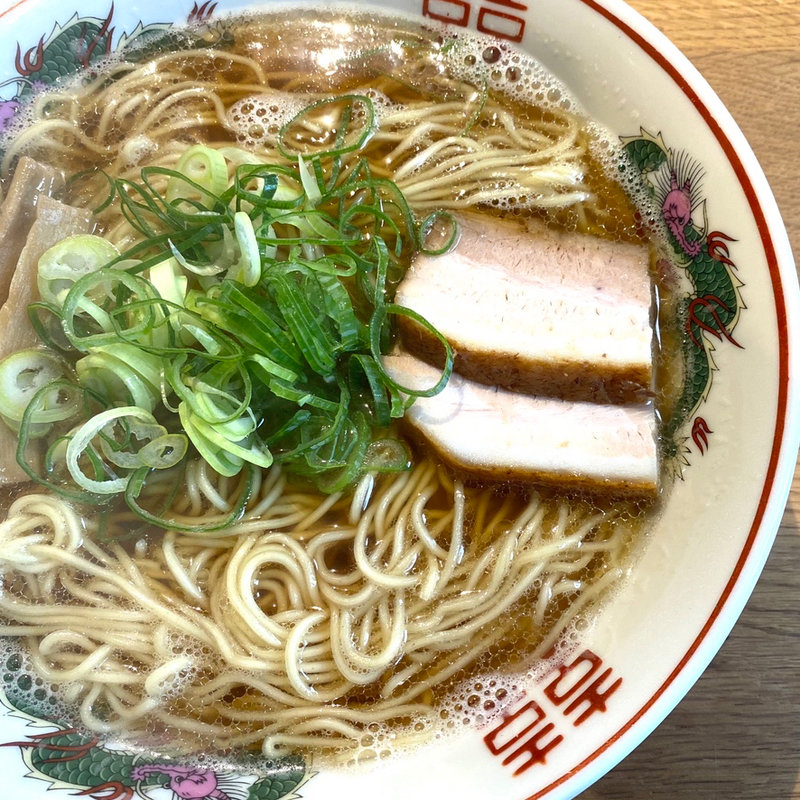 焼きあご出しの中華そば(らーめん木蓮 （もくれん）)