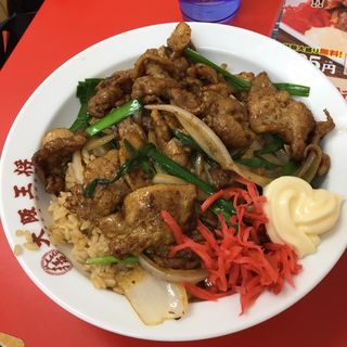 生姜焼きバスター炒飯(大阪王将)