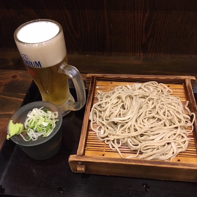 もりそば(蕎麦冷麦 嵯峨谷 阿佐ヶ谷店)