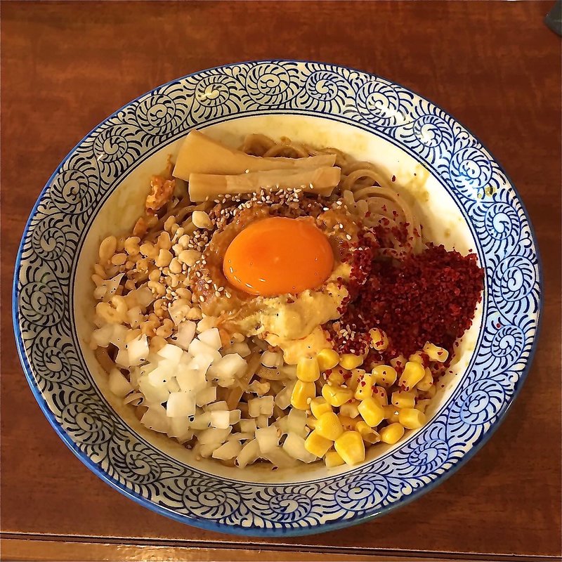 カレーまぜそば(ラーメンまぜそば麺丸)
