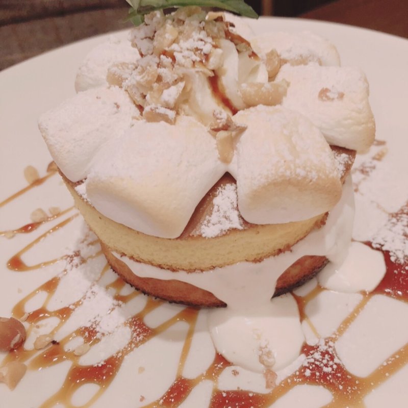 マシュマロキャラメルナッツパンケーキ(Ymiダイニング （ワイミーダイニング）)