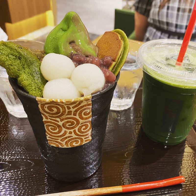 翠泉パフェ(茶寮翠泉)