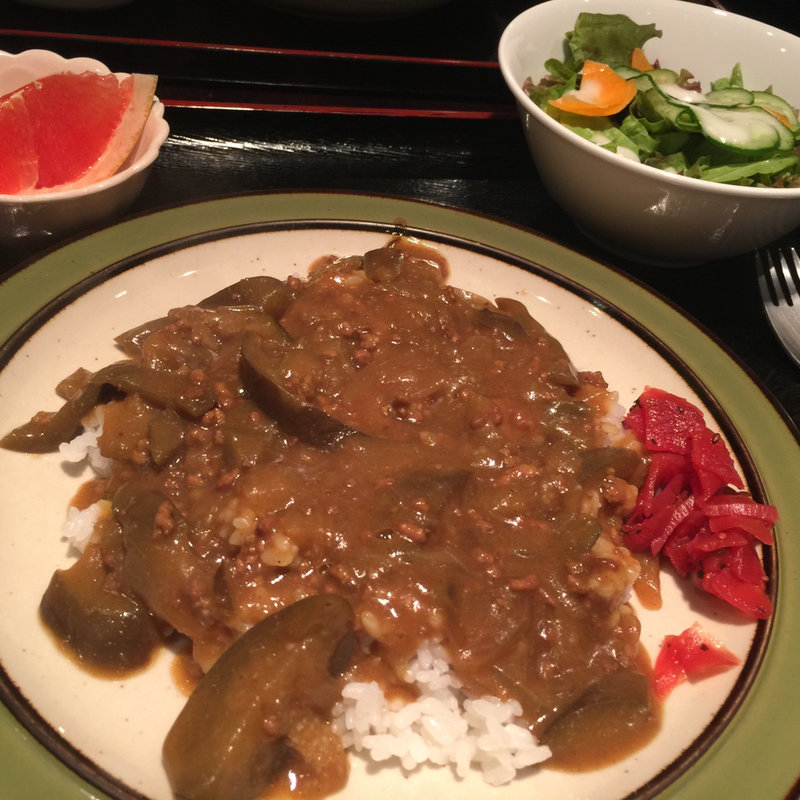なすとひき肉のカレーランチ(Olive)