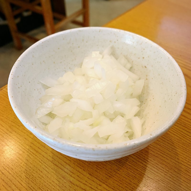 玉ねぎ増し(中華そば 児ノ木)