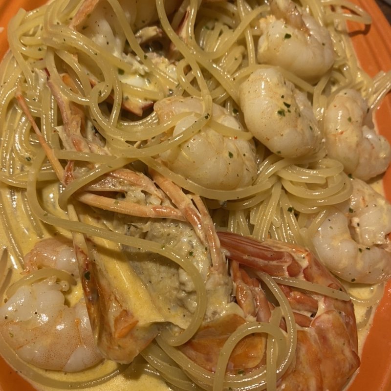 トムヤムクン海老クリームパスタ(ビストロシン2)