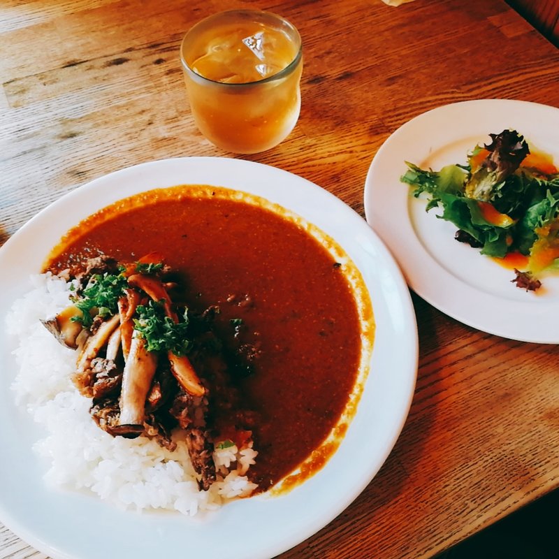 今日のカレーライス(かもがわカフェ )