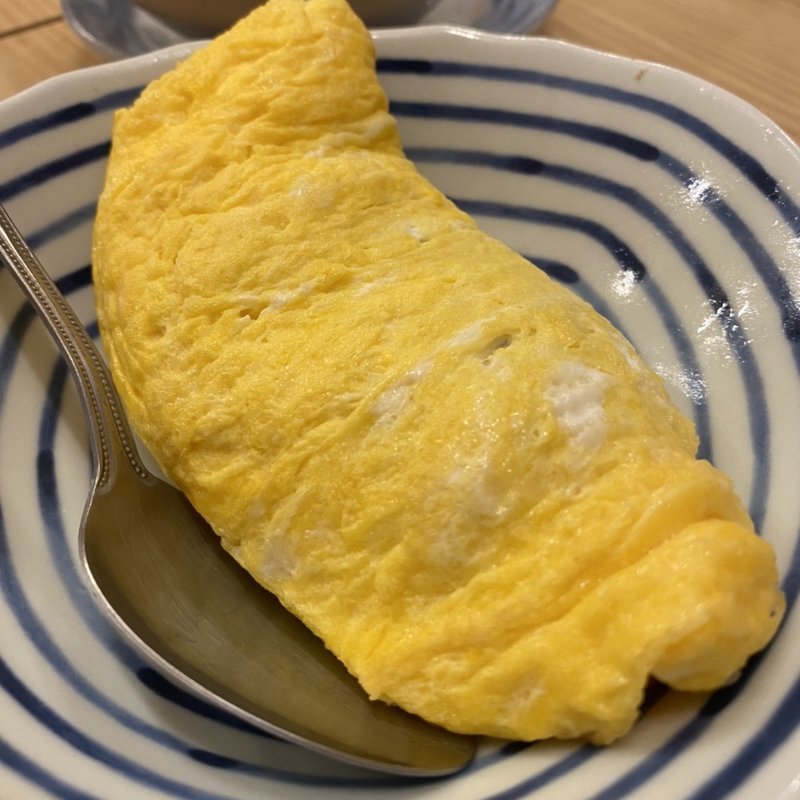 納豆オムレツ(晩杯屋 武蔵小山駅前店)