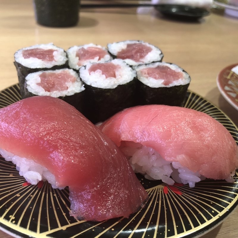 まぐろ3種(回転寿司新竹 ベイタワー店（弁天町）)