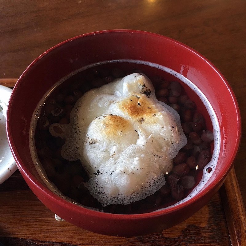 焼餅入りぜんざい(御菓子司 亀屋)