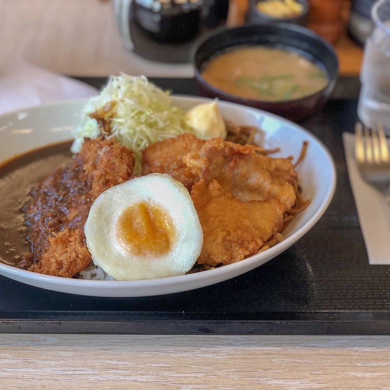 全力大人飯チキンカツカレー(かつや 宇都宮インターパーク店 )