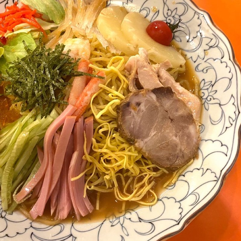 冷しラーメン(中華料理 香州)