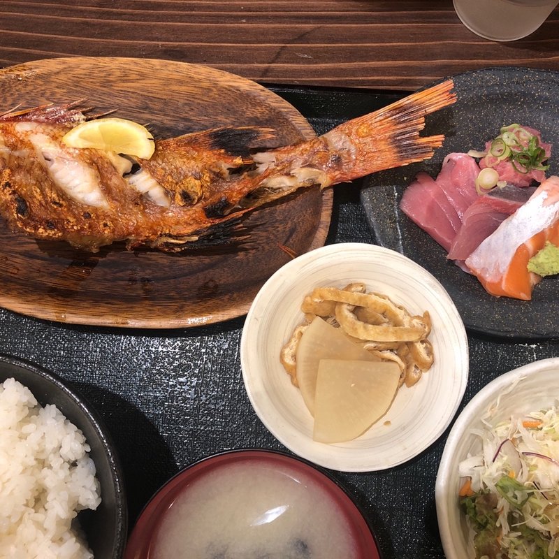 きんき鯛塩焼(銀座漁港 快海)