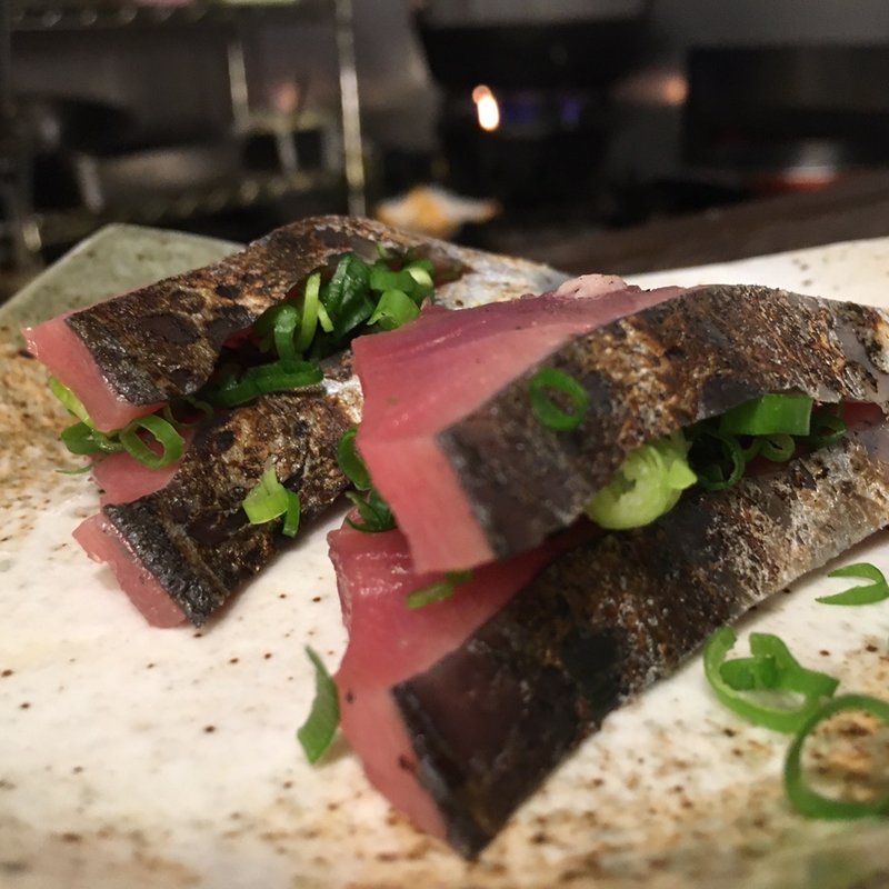 カツオのたたき(膳や与楽)