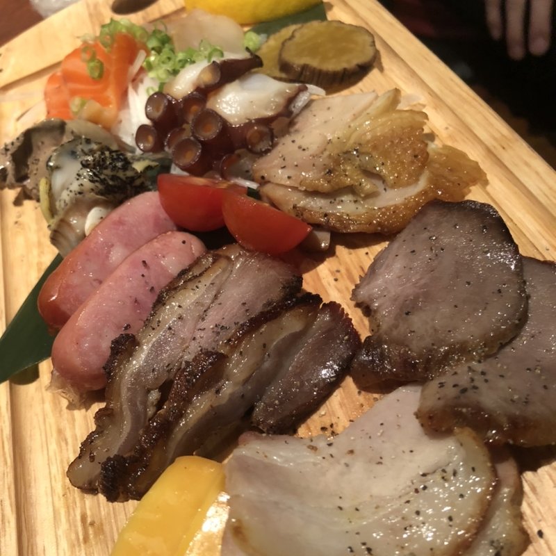 燻製全種盛り合わせ(吉祥寺っ子居酒屋 燻し家もっくん)