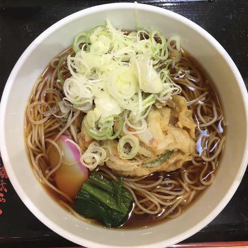 かき揚げそば大盛り(小諸そば 日本橋店)