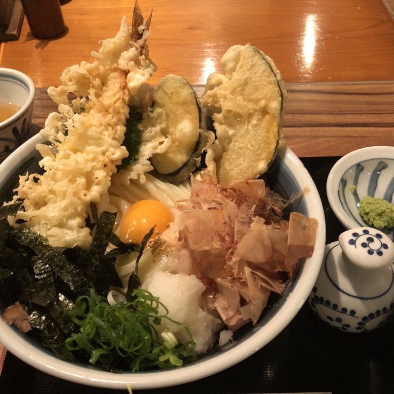 天ぶっかけうどん(うどんな也)