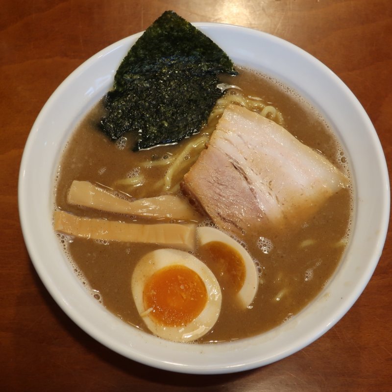 鰹豚麺(味玉入り)(ラーメン サンガ)