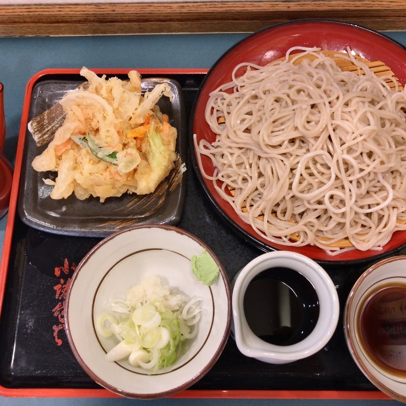 かき揚げ蕎麦二枚盛り(小諸そば 半蔵門店 )
