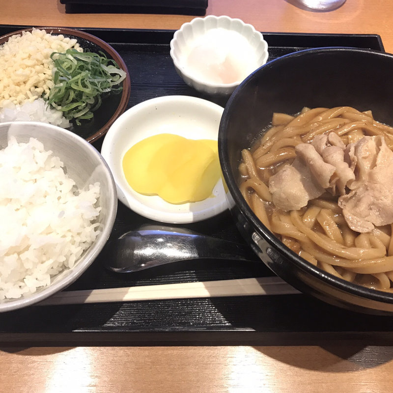まぜカレーうどん(カレーうどん 千吉 新木場店)