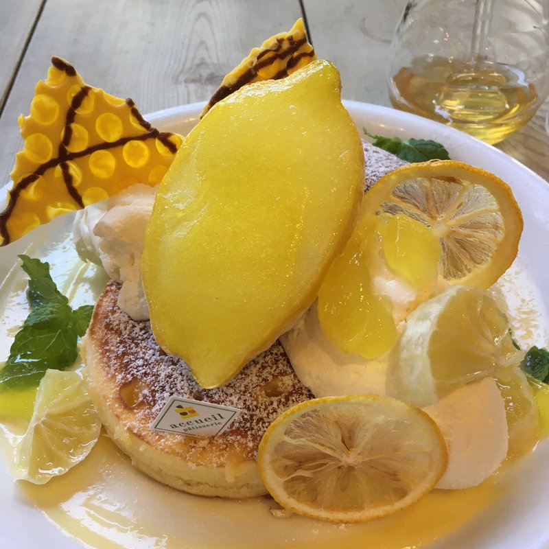 LEMON 天使のクリーム×レモンの花のはちみつ(カフェ アクイーユ 恵比寿)