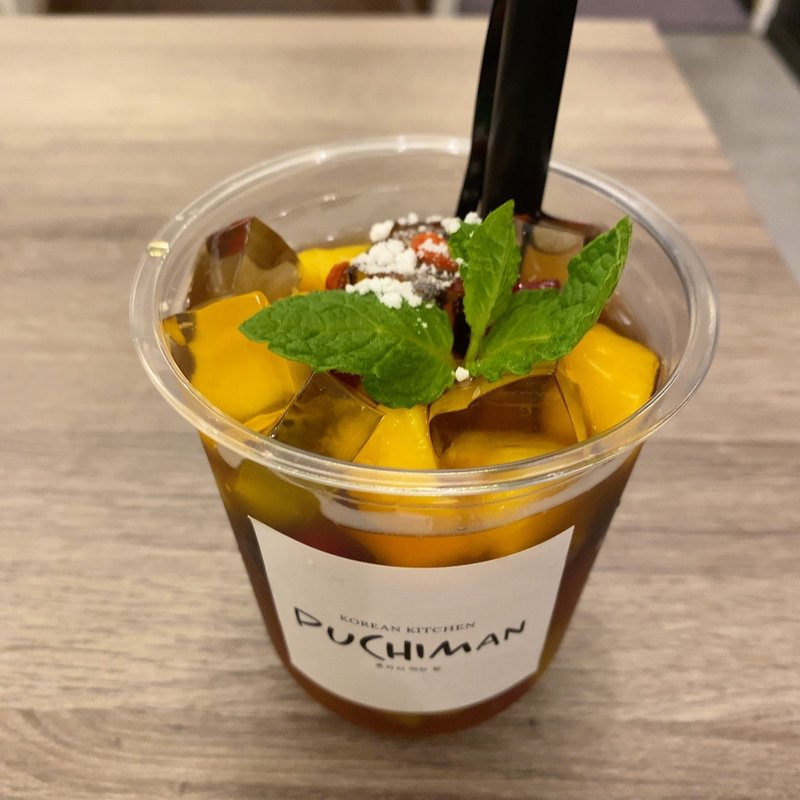 愛玉子フルーツティー(コリアン キッチン プチマン)