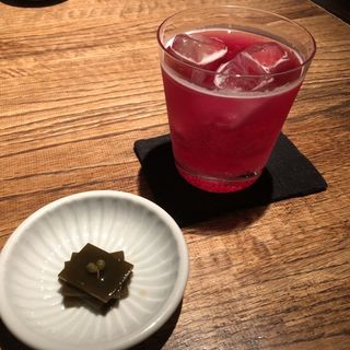 赤紫蘇ジュース(蕎麦懐石 無庵(むあん))