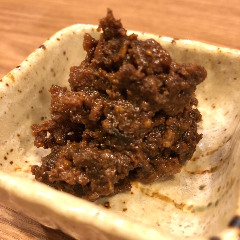イノシシとふきのとうの肉味噌(猫も杓子も)