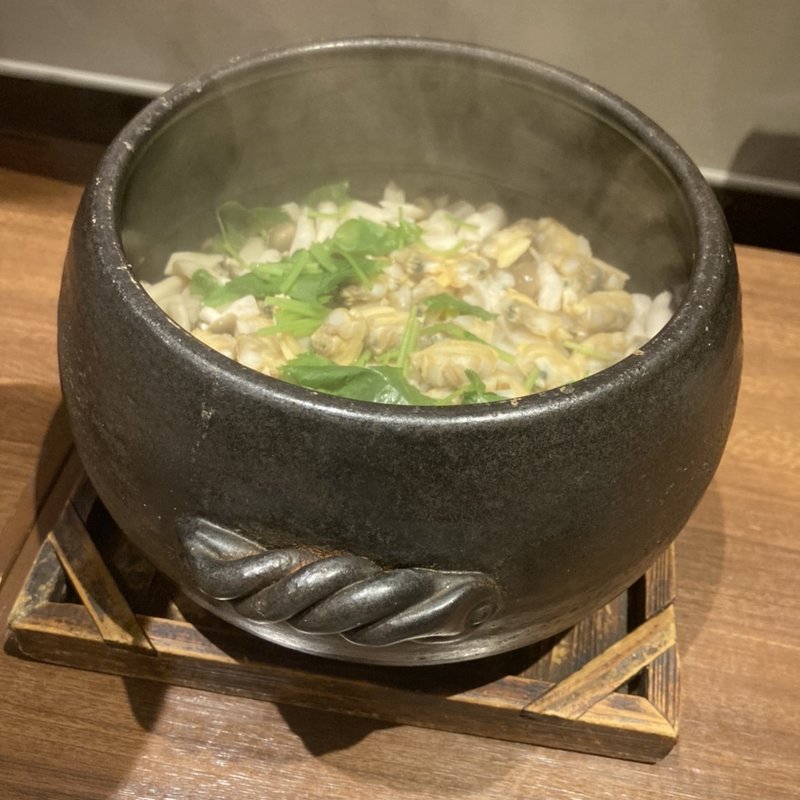 食事（あさりご飯）(遊膳)