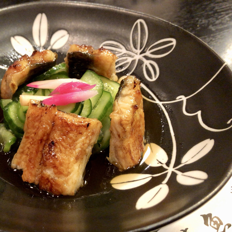 鰻ざく(割烹 魚豊)