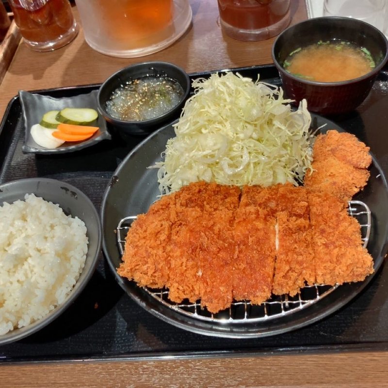 上ロースカツ定食(とんかつ・六九)