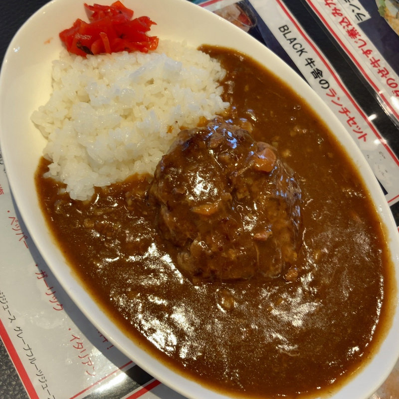 ハンバーグのせ牛すじ煮込みカレー 200g(牛舎 神田小川町店)