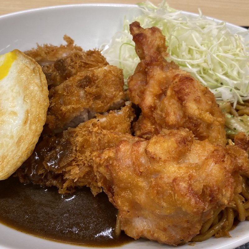 全力大人飯 チキンカツカレー(かつや 川崎戸手店)