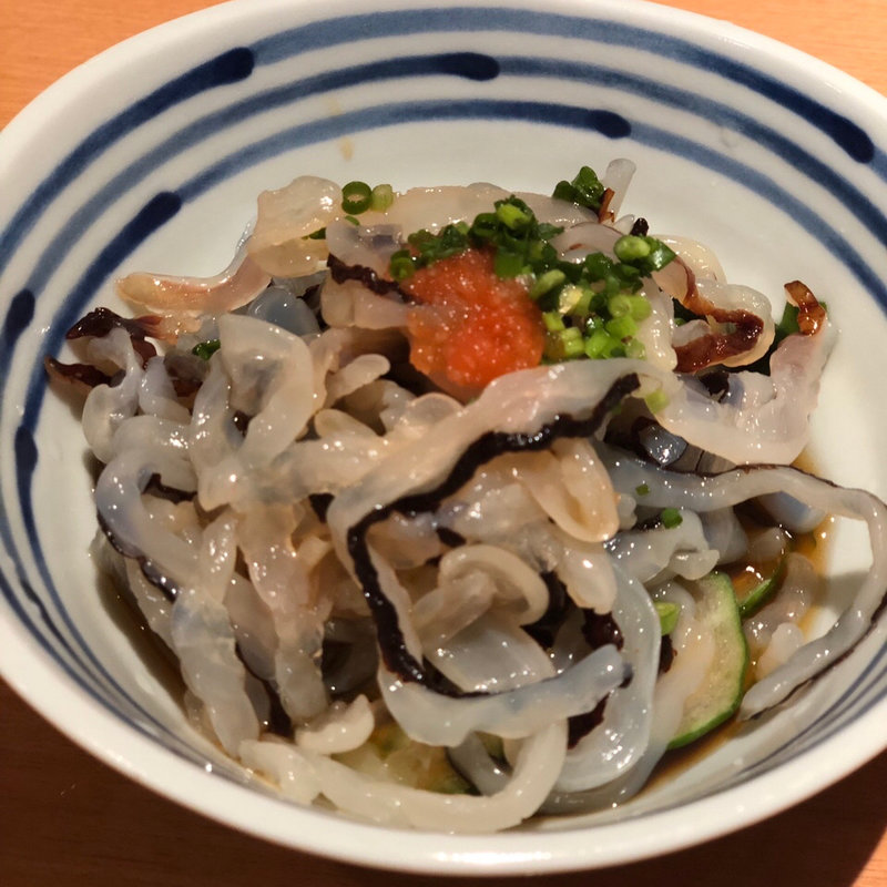 クラゲ酢の物(魚がし鮨 田町本店 （うおがしすし）)